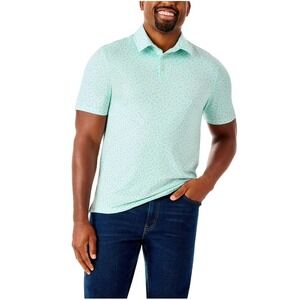 Member's Mark Men's Pattern Performance‎ Polo in Light Green - Size large